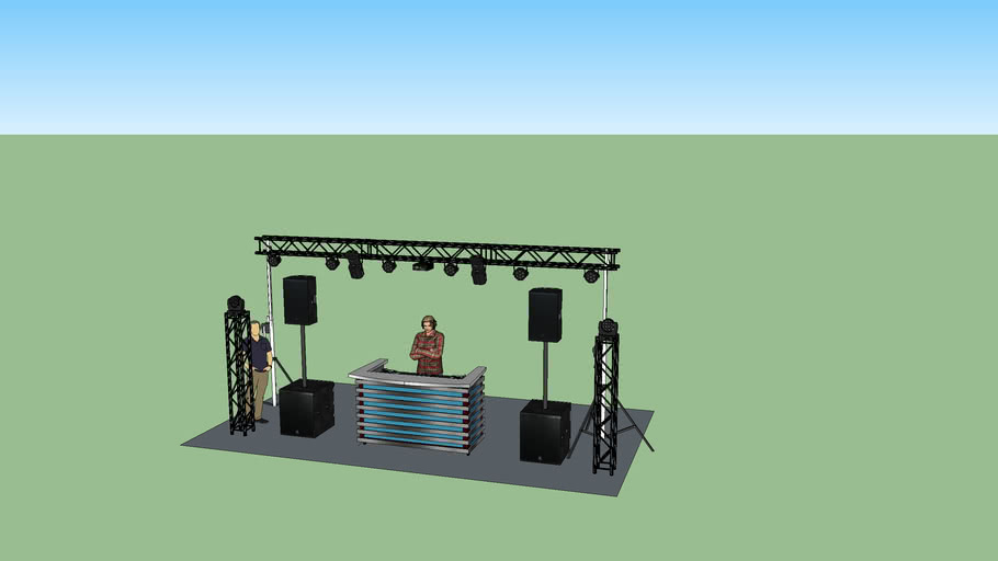 dj setup 3D Warehouse