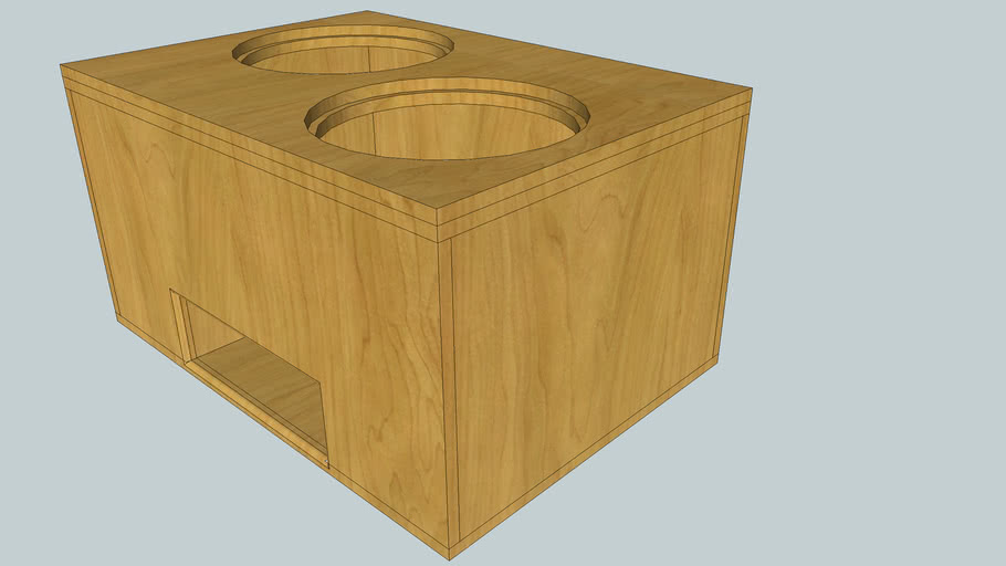 dual 15in subwoofer box