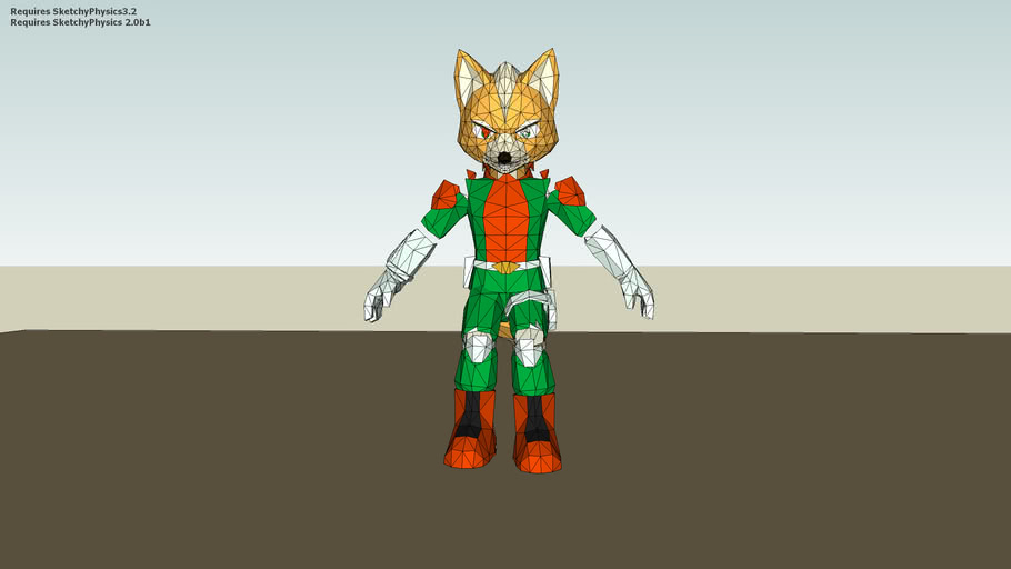 Fox Mccloud Ragdoll 3d Warehouse