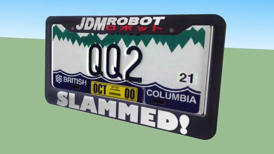 JDM Plate Frame+Plate 3D Warehouse