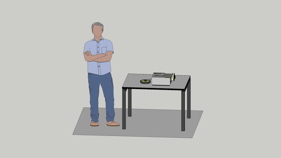 IBM 1054 PAPER TAPE READER 3D Warehouse