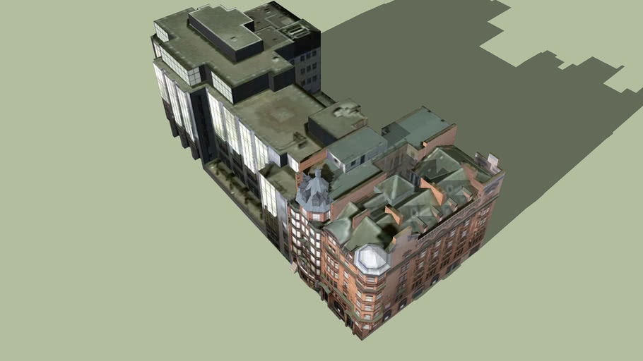 The Hatrack, St. Vincent Street, Glasgow 3D Warehouse