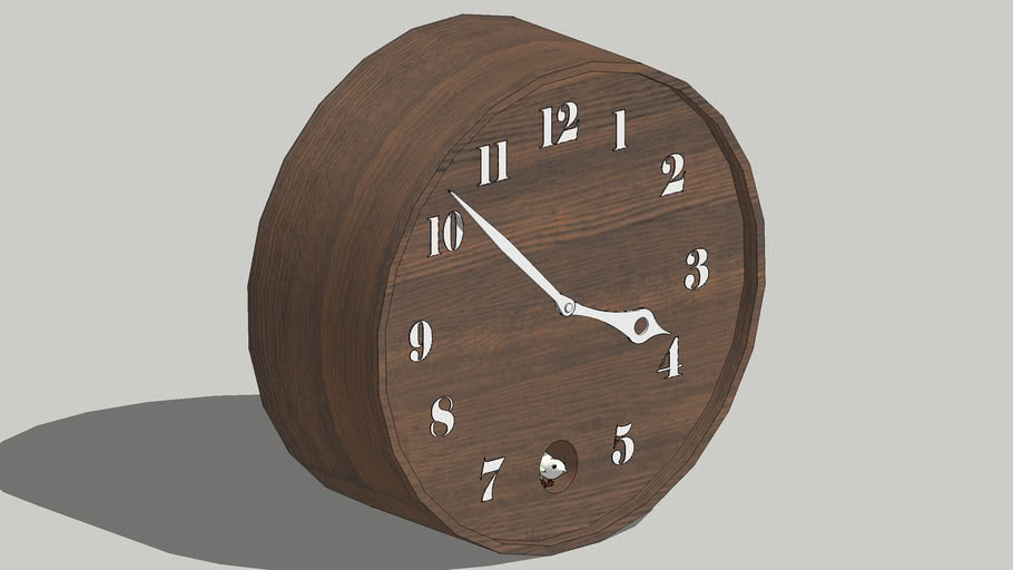 Kuku Clock 鳩時計 Design By 山本 章 3d Warehouse