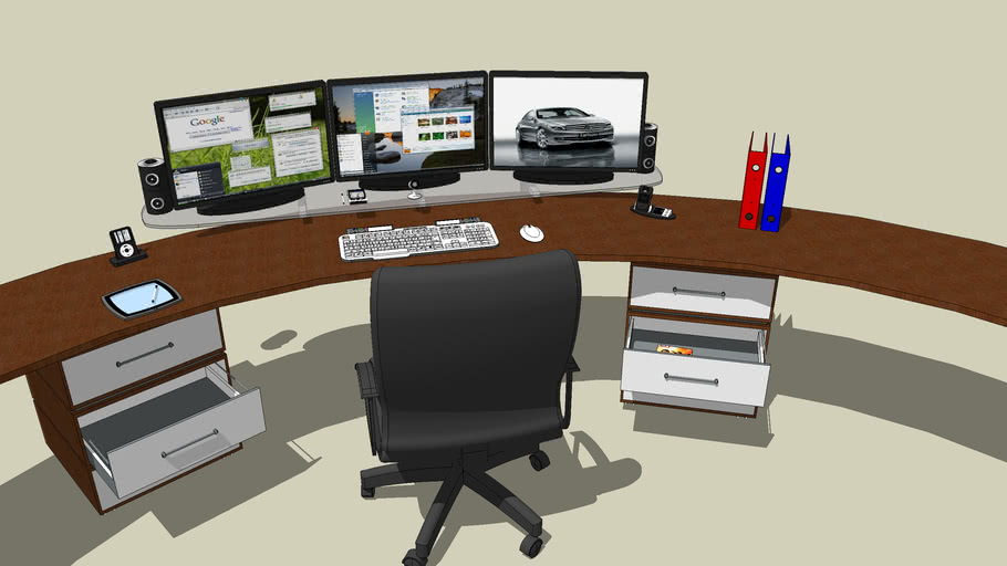 Bureau De Travail 3d Warehouse