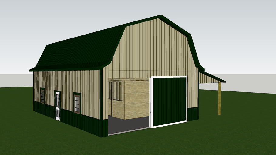 Metal Horse Barn | 3D Warehouse