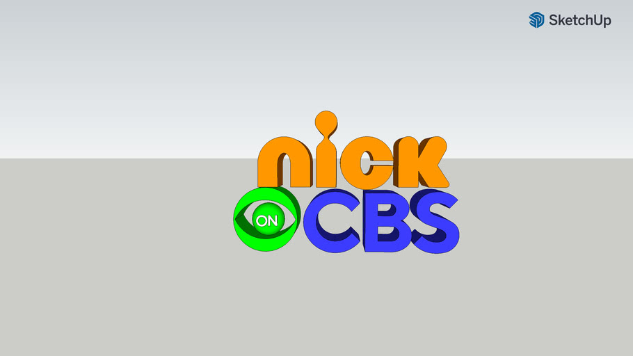 Nick on CBS logo 3D Warehouse