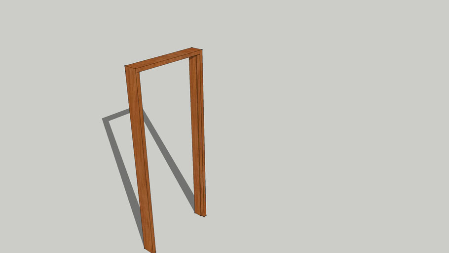 Wooden Door Jamb 3d Warehouse