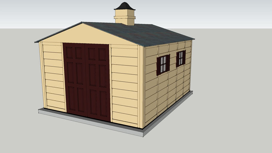 10 x 12 vinyl storage shed 3d warehouse