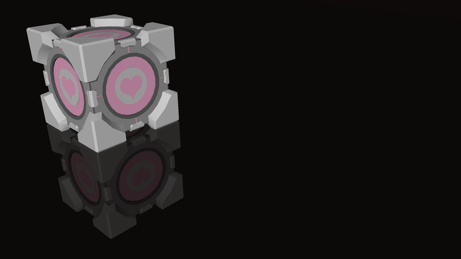 Portal 2 Companion Cube 3d Warehouse