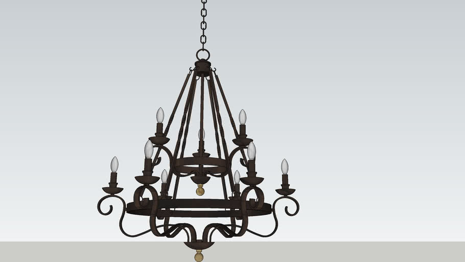Quoizel Noble 32 Wide Rustic Black, Country Chic Black Chandelier