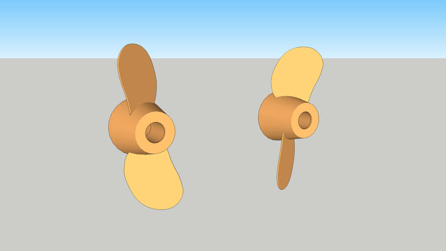 Two Blade Boat Propellers | 3D Warehouse