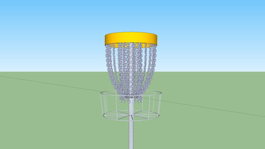 frisbee golf basket