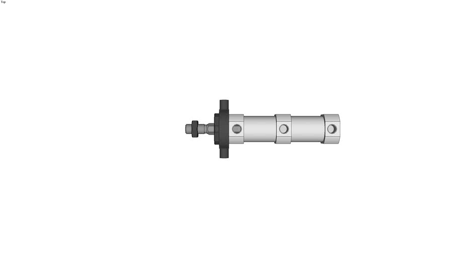 Dual Stroke Cylinder/Non-rotating: Double Acting Single Rod