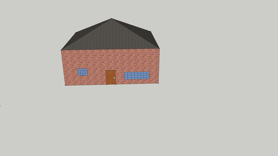 House with offset windows | 3D Warehouse