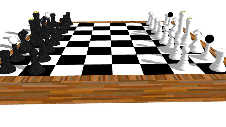 the chess table