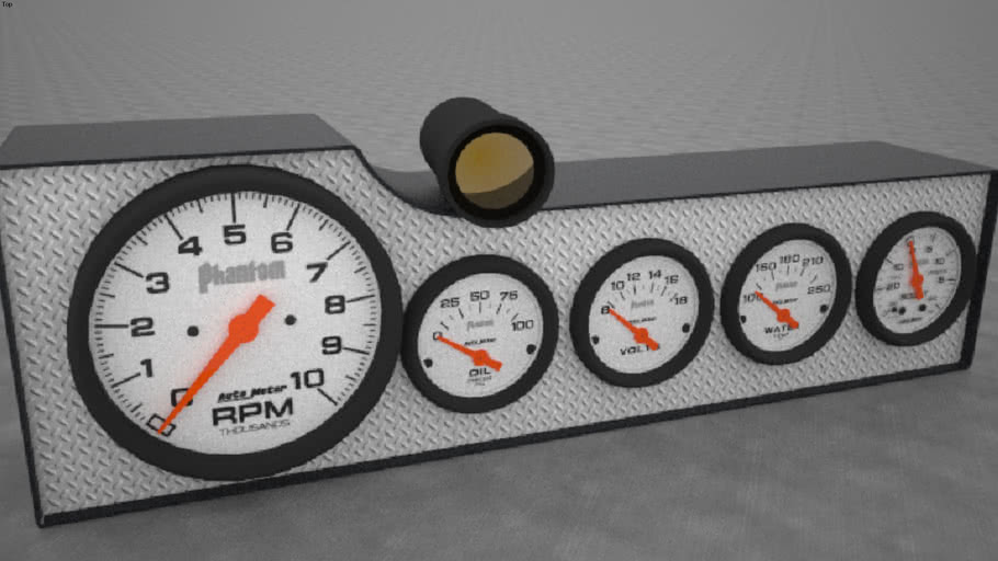 Racing Gauge Pod 3D Warehouse
