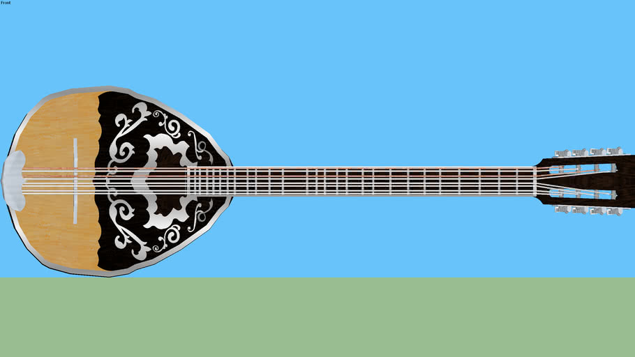 greek bouzouki 3D Warehouse