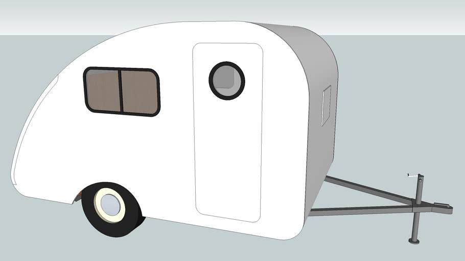 2 person standy camper trailer | 3D Warehouse