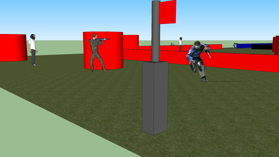 Paintball Field 3D Warehouse