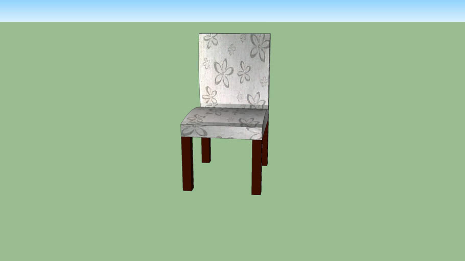 Flower texturized Chair