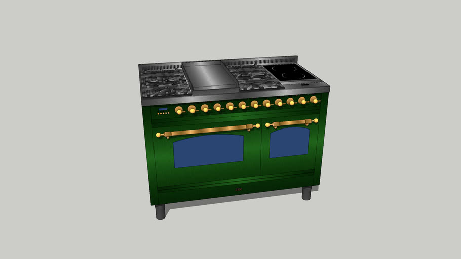 PSN-120FID-E3 (Green) - Brass Handles