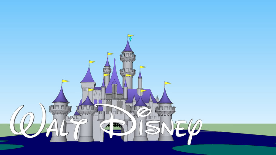 Walt Disney Logo Remake 1994 2015 Styled 3d Warehouse