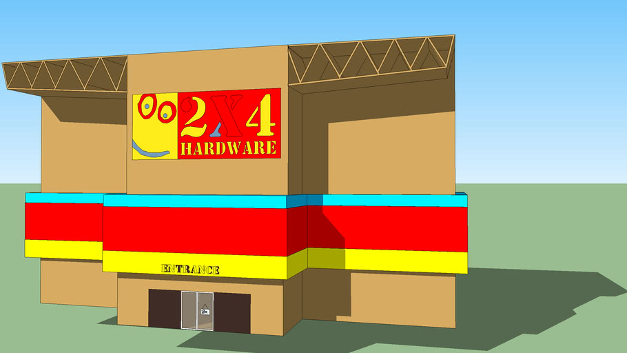 Cartoon Network City 2x4 Hardware 3d Warehouse