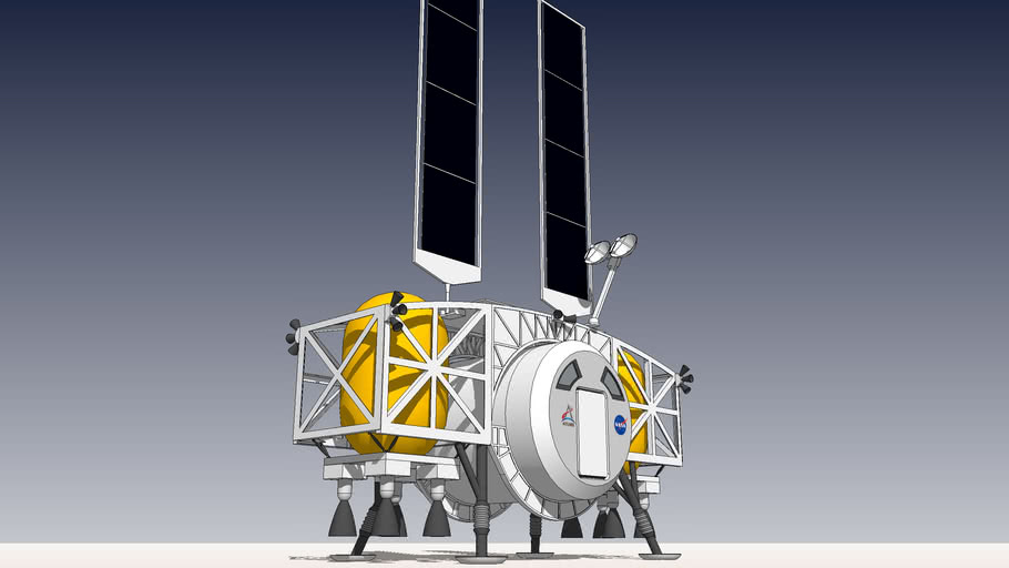 Artemis Lunar Lander USA 2024 3D Warehouse   B5a151d9 3ff1 4e10 8dd3 4e334f524933