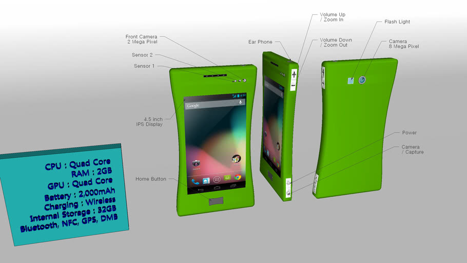 스마트폰 Smartphone 3d Warehouse