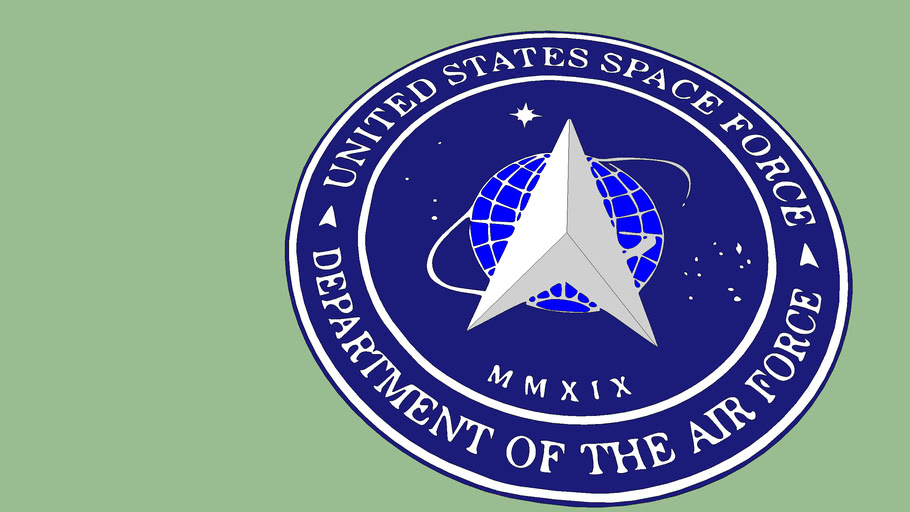 Us Space Force Logo 3d Warehouse