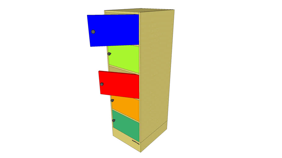 Almari 50 X 60 3d Warehouse