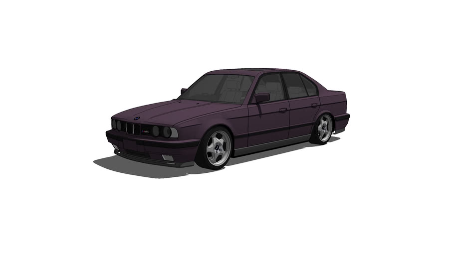 Bmw e34 3d model