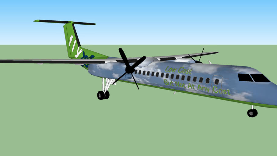 FLYbe Dash 8 - Q402 (ECO Livery)