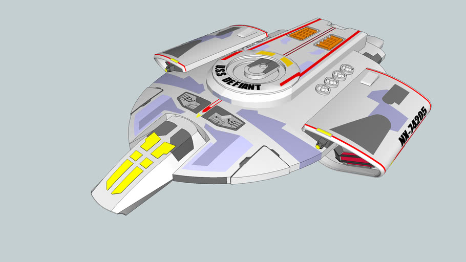 USS Defiant NX-74205 | 3D Warehouse