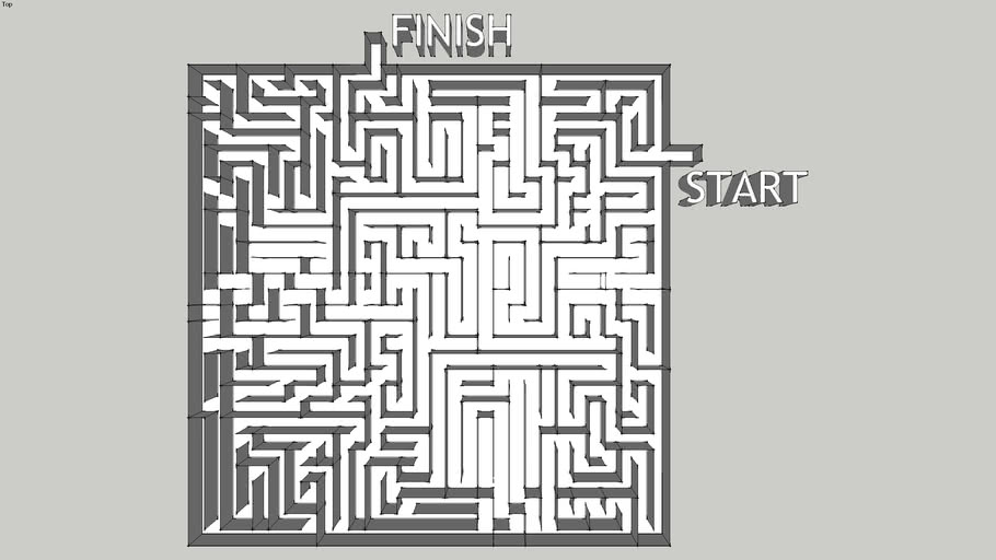 Maze | 3D Warehouse