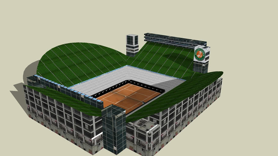 Court Suzanne Lenglen 3d Warehouse