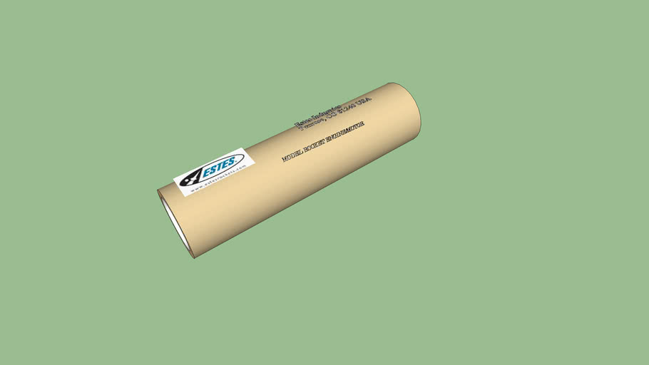 Estes C65 Rocket Motor/Engine 3D Warehouse