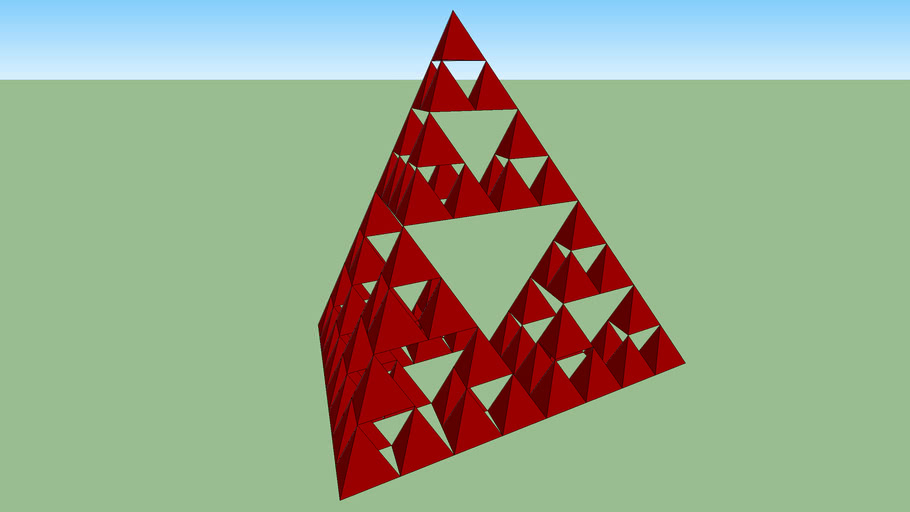 Triángulo de Sierpinski 3D
