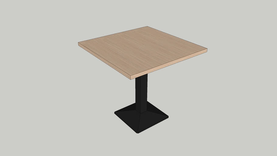 tafel 800x800mm 750h | 3D Warehouse