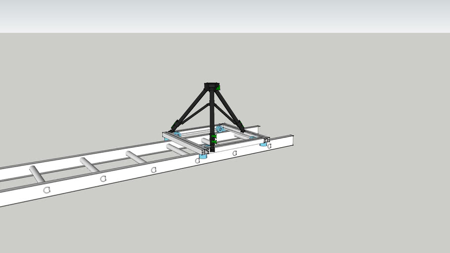 Old DIY Video Camera Ladder dolly 3D Warehouse