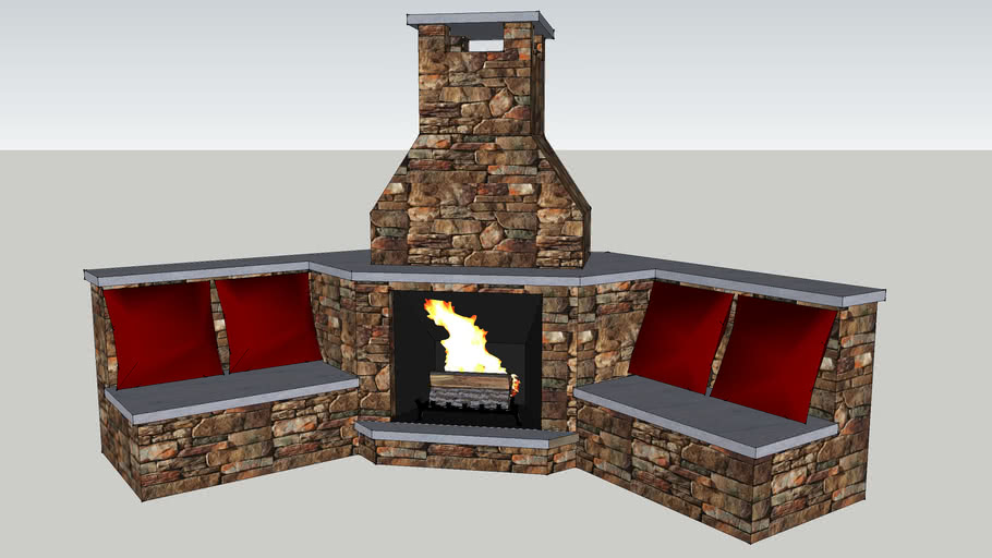 j fire pit | 3D Warehouse