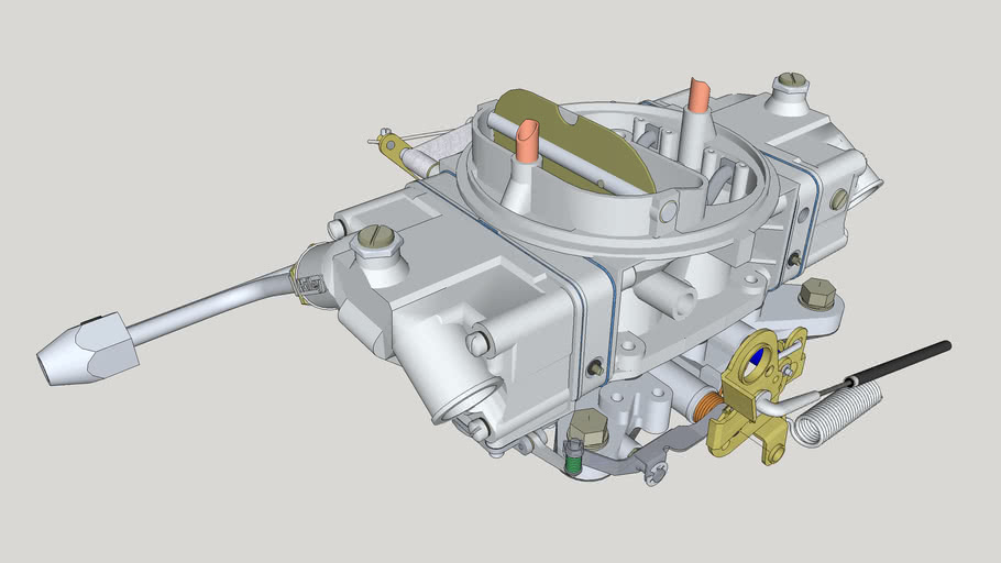 Holley 4160 Carburetor 3D Warehouse