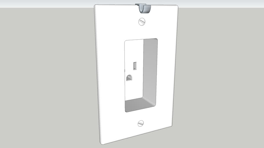 Recessed Clock Outlet 3D Warehouse