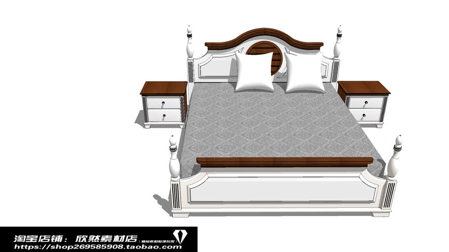 Bed 01 Classic 3D Warehouse