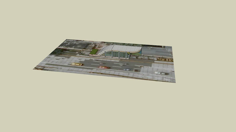 台北捷運中山國小站2號出口 3d Warehouse