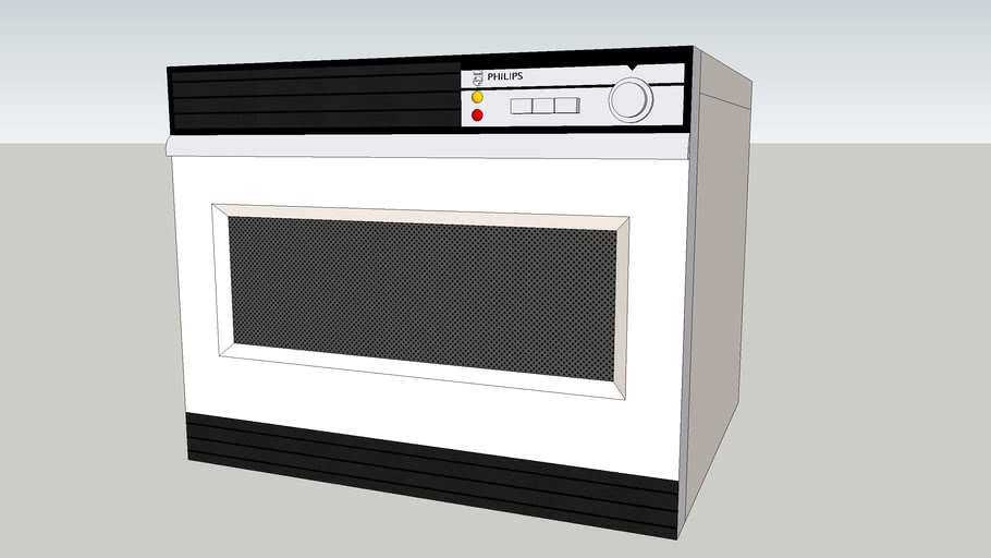 1969 Philips microwave oven | 3D Warehouse