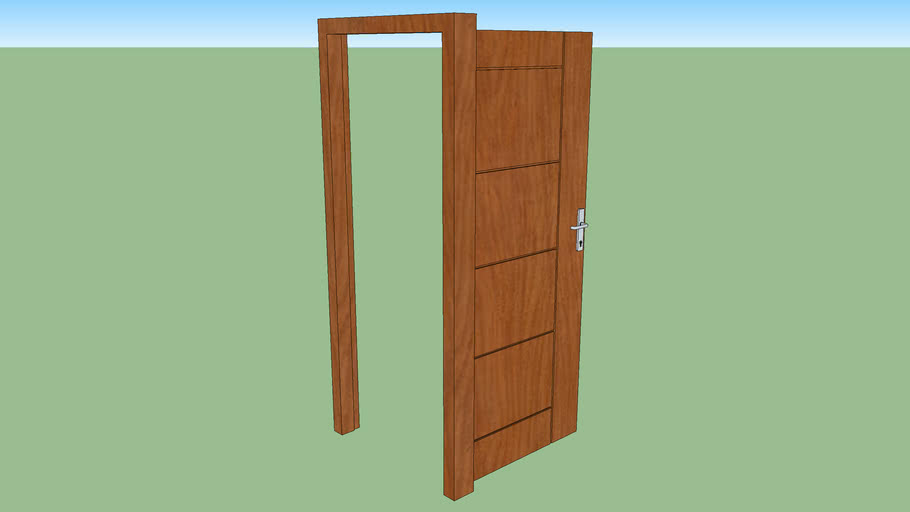  Pintu  210x94 Buka  Buka  3D  Warehouse