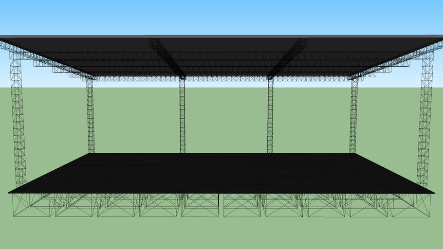 Outdoor Stage Design 3D Warehouse