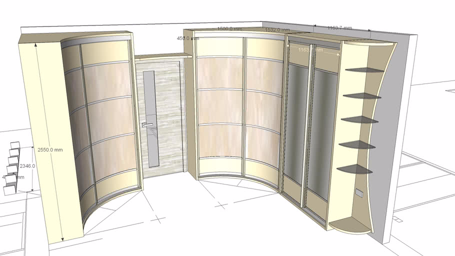 Шкаф купе 3d конструктор 4pda