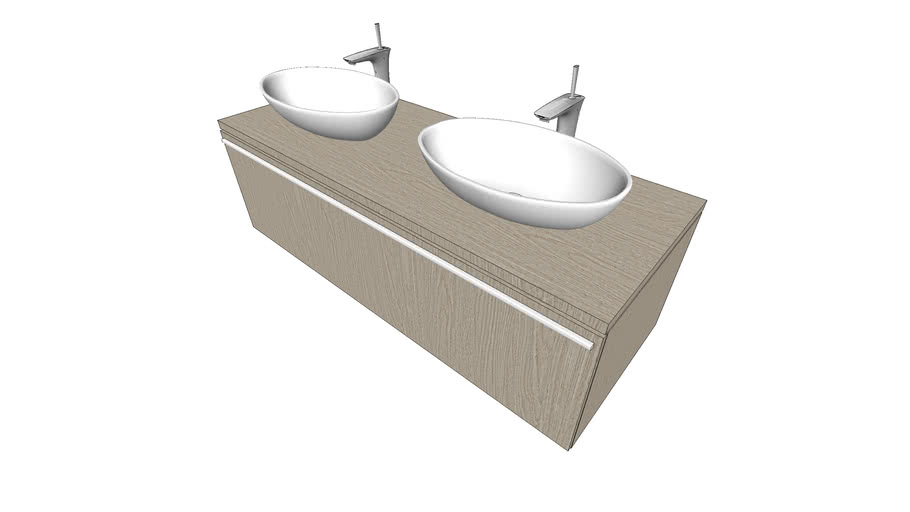 Vanity unit main bathroom 3D Warehouse